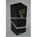 Reusable and luxury perfume box packaging with gold hot stamping